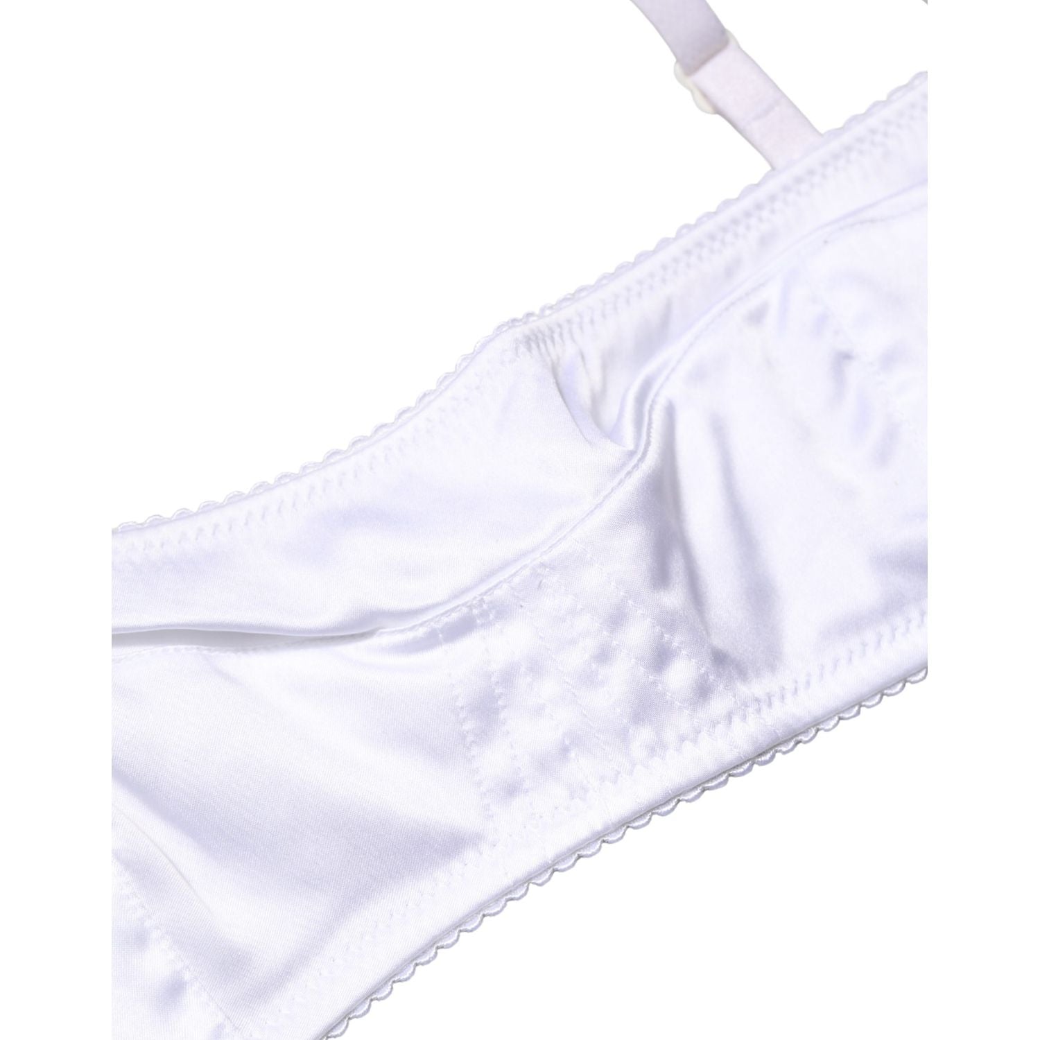 Dolce & Gabbana White Semi-Pad Underwire Balconette Bra Underwear