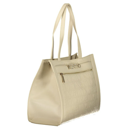 Mario Valentino Beige Polyurethane Women's Bag