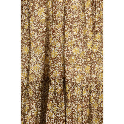 Marant Etoile Bicolor Cotton Casual Dress