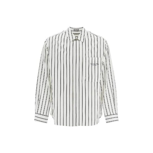 Dior White Cotton Dress Shirt