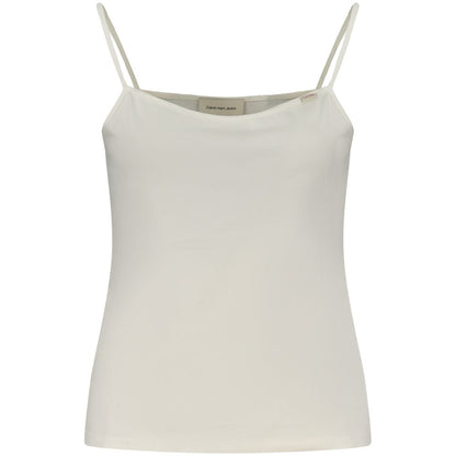 Calvin Klein White Cotton Womens Tank
