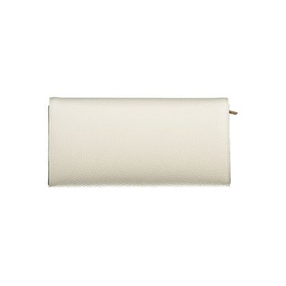 Mario Valentino White Polyurethane Female Wallet