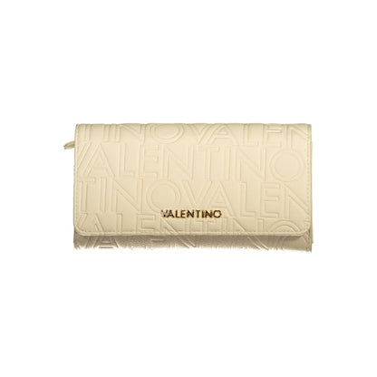 Mario Valentino Beige Polyurethane Women's Wallet