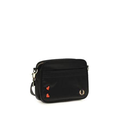 Fred Perry Black Nylon Shoulder Bag