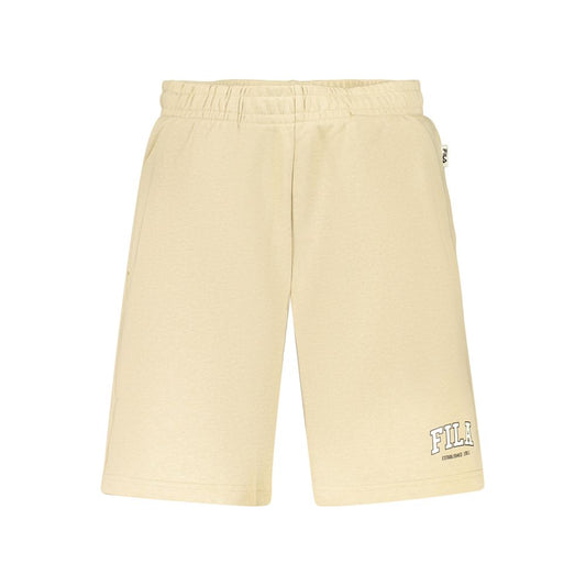 Fila Beige Cotton Mens Short