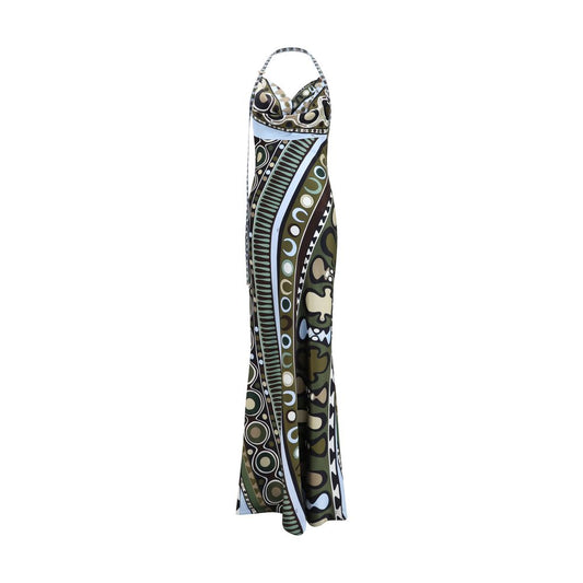 Emilio Pucci Multicolor Silk Long Dress