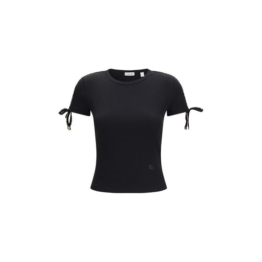 Burberry Black Cotton T-Shirt