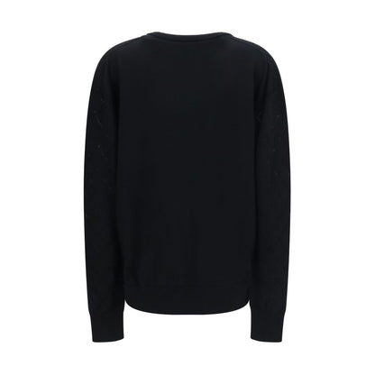 Balmain Black Wool Oves Aries Sweatshirt