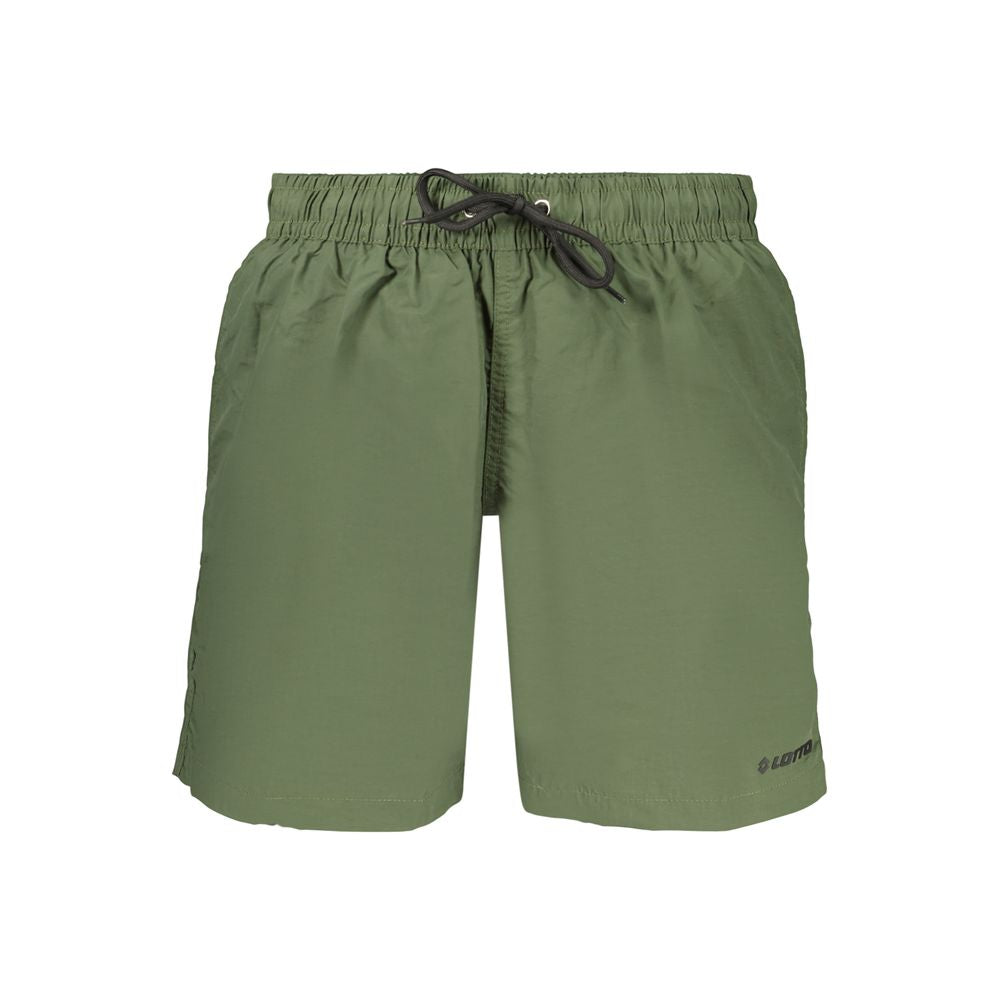 Lotto Green Polyamide Swim Shorts