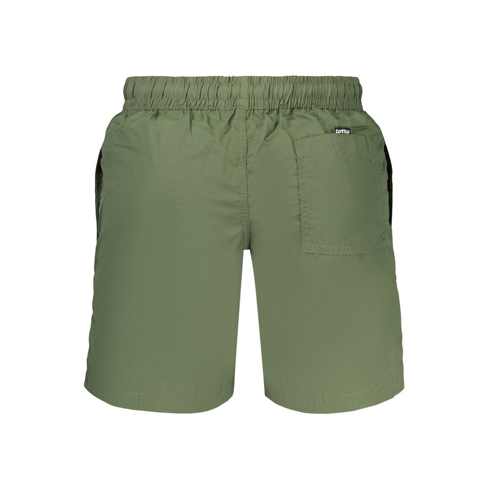 Lotto Green Polyamide Swim Shorts