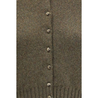 Khaite Bicolor Cashmere Cardigan