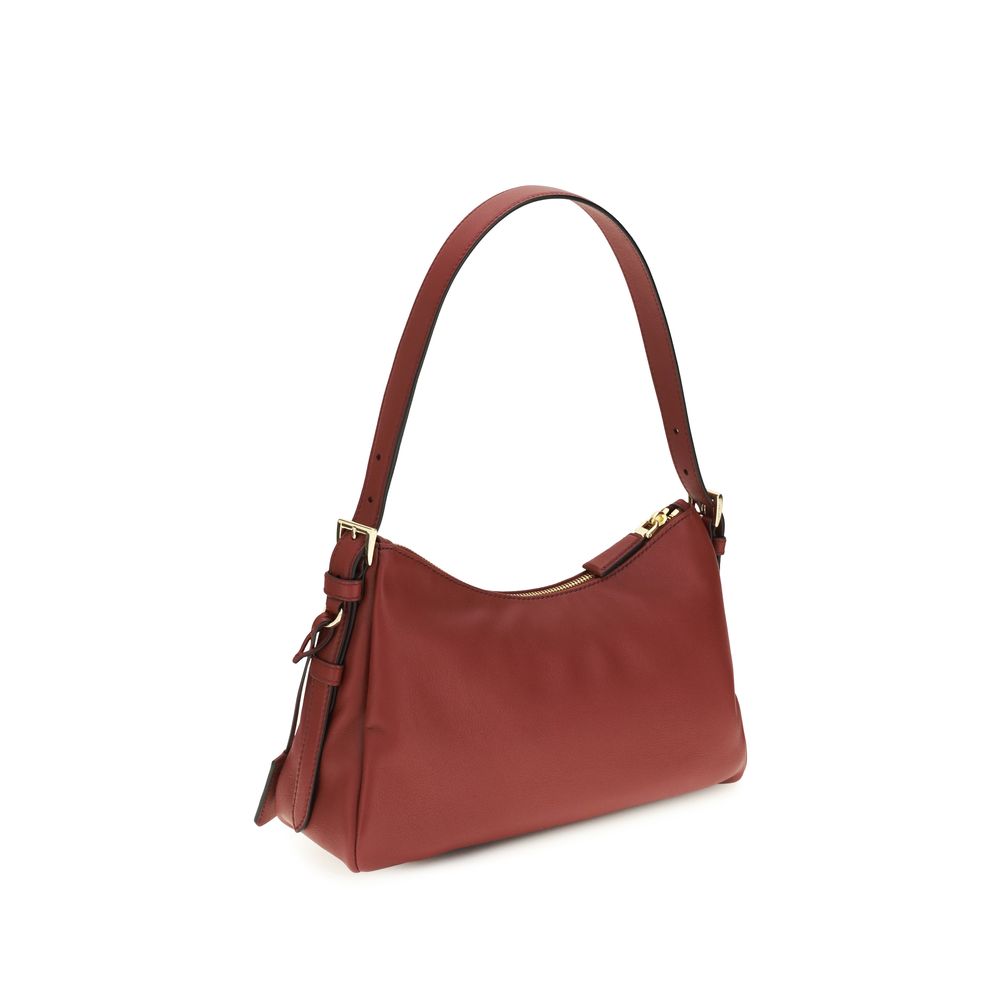 Prada Brown Calf Leather Bos Taurus Shoulder Bag