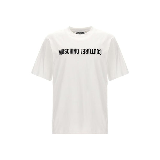 Moschino White Cotton T-Shirt