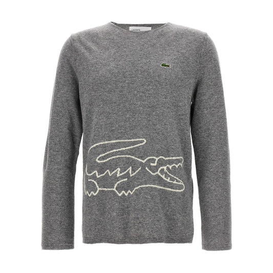 Comme Des Garçons Gray Wool Cardigan