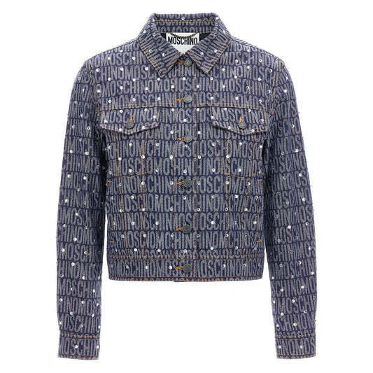 Moschino Blue Cotton Denim Jacket