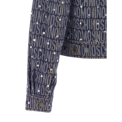 Moschino Blue Cotton Denim Jacket