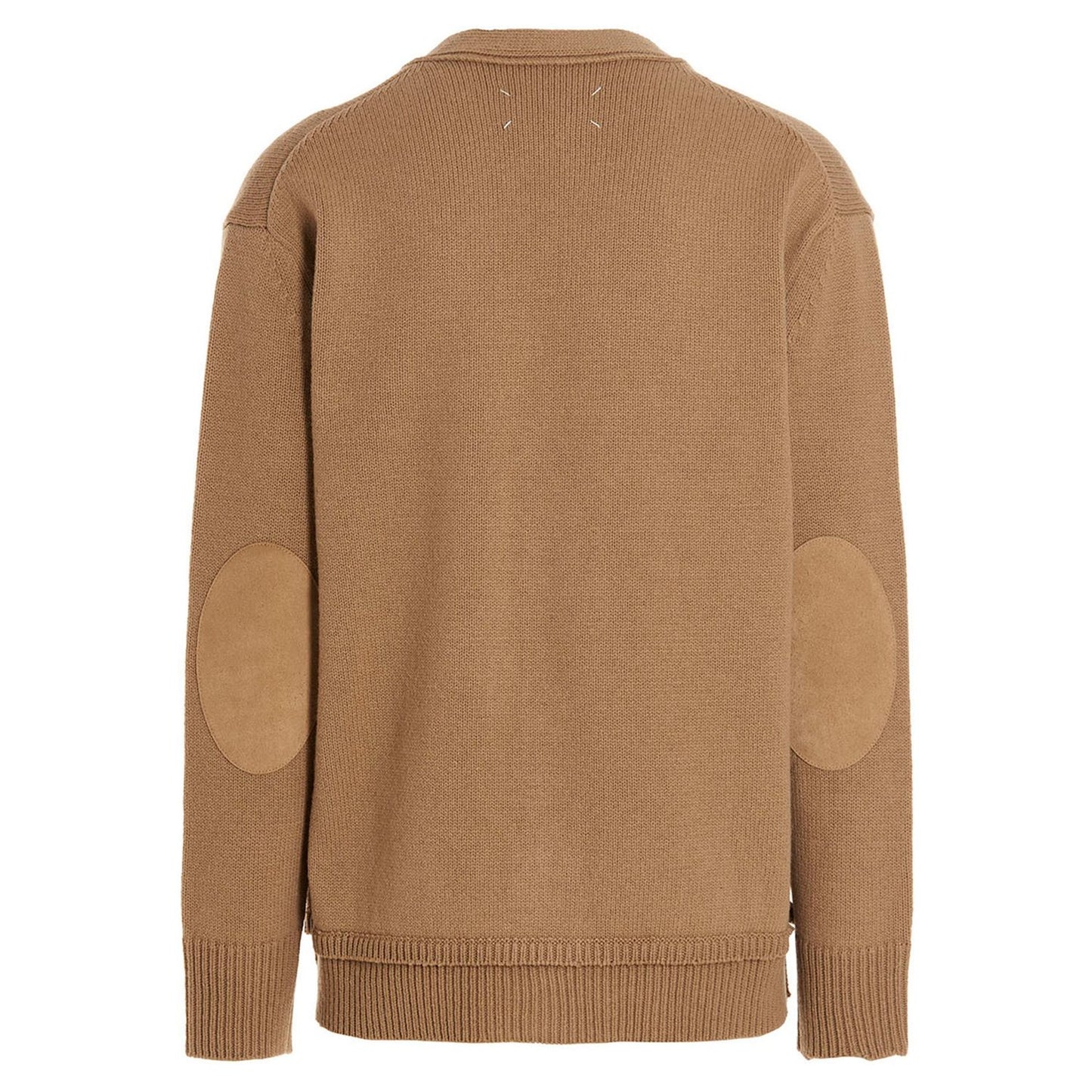 Maison Margiela Beige Wool Cardigan