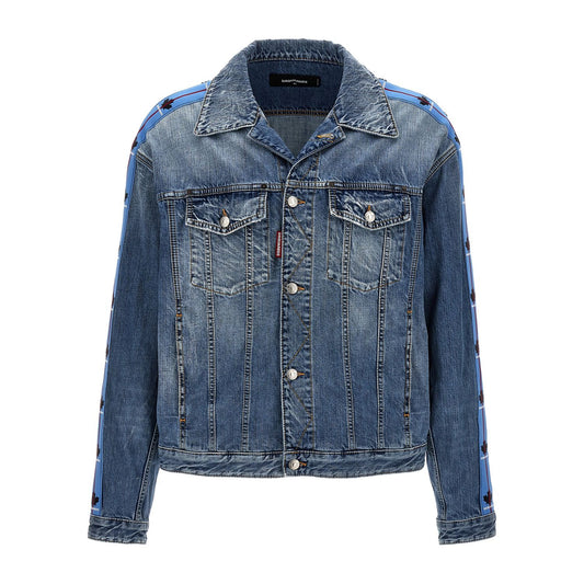 Dsquared² Blue Cotton Denim Jacket