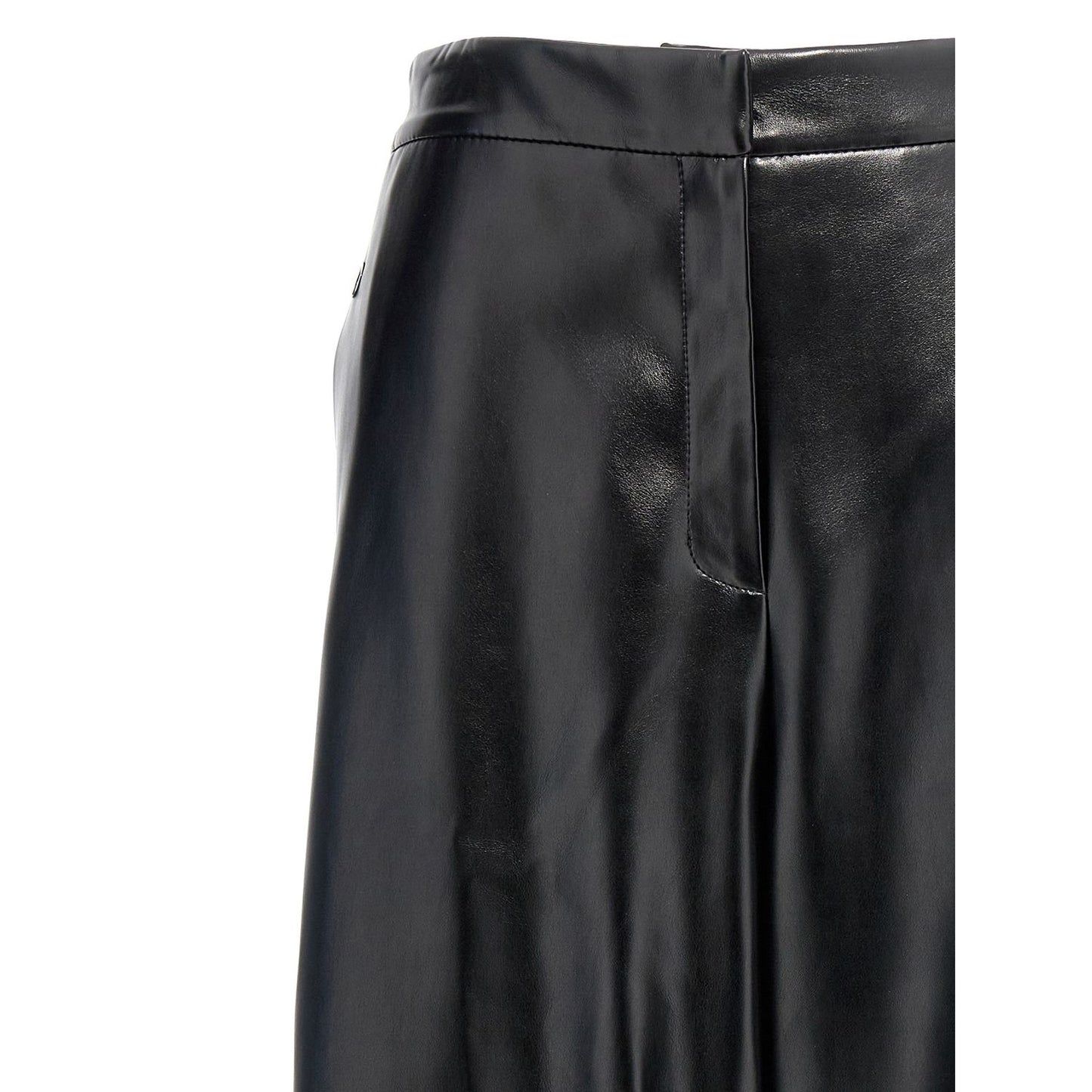 Stella McCartney Black Polyester Casual Pants