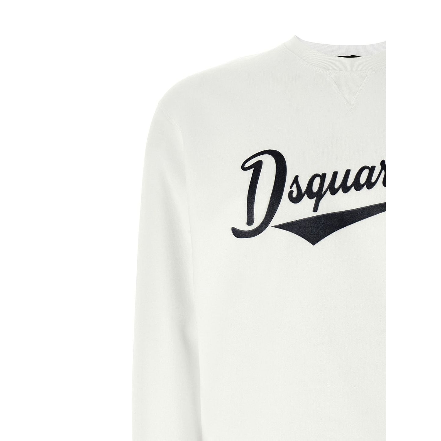 Dsquared² White Cotton Sweatshirt