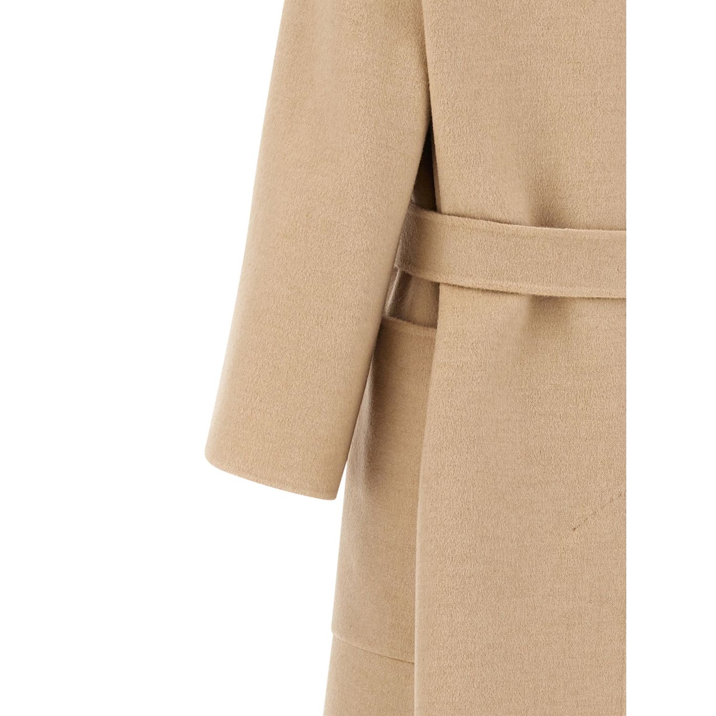 Max Mara Beige Wool Coat