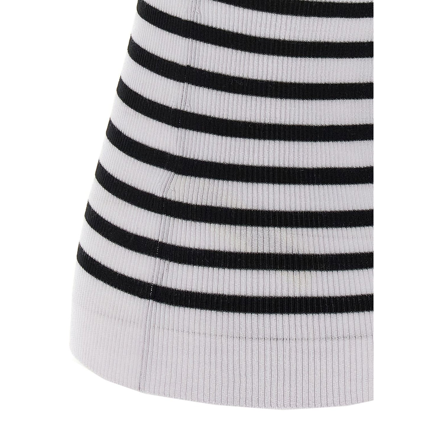 Khaite Bicolor Wool Sleeveles T-Shirt