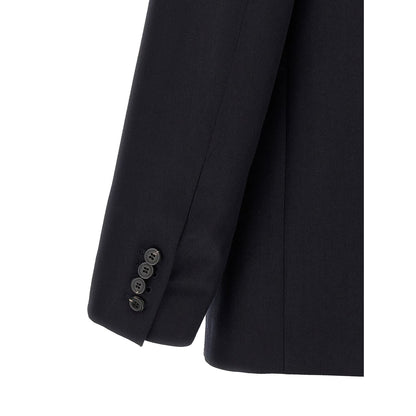 Dries Van Noten Blue Wool Blazer