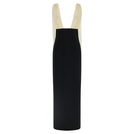 Armarium Bicolor Virgin Wool Long Dress