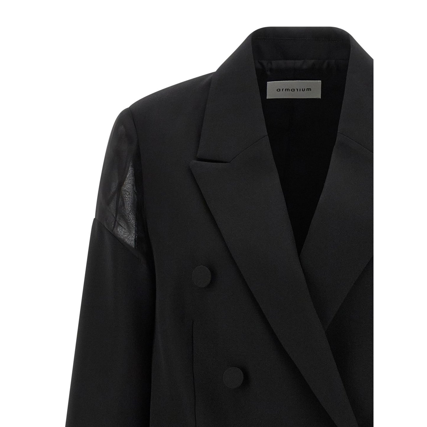Armarium Black Virgin Wool Blazer