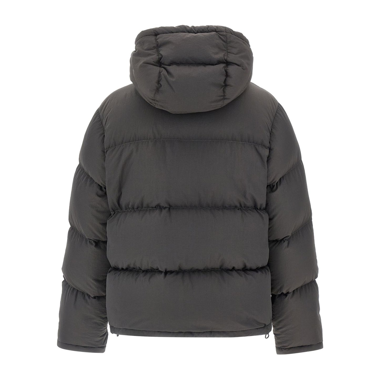 Dolce & Gabbana Gray Polyamide Full-Length Jacket