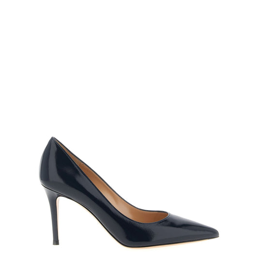 Gianvito Rossi Blue Lamb Leather High Heel Pumps