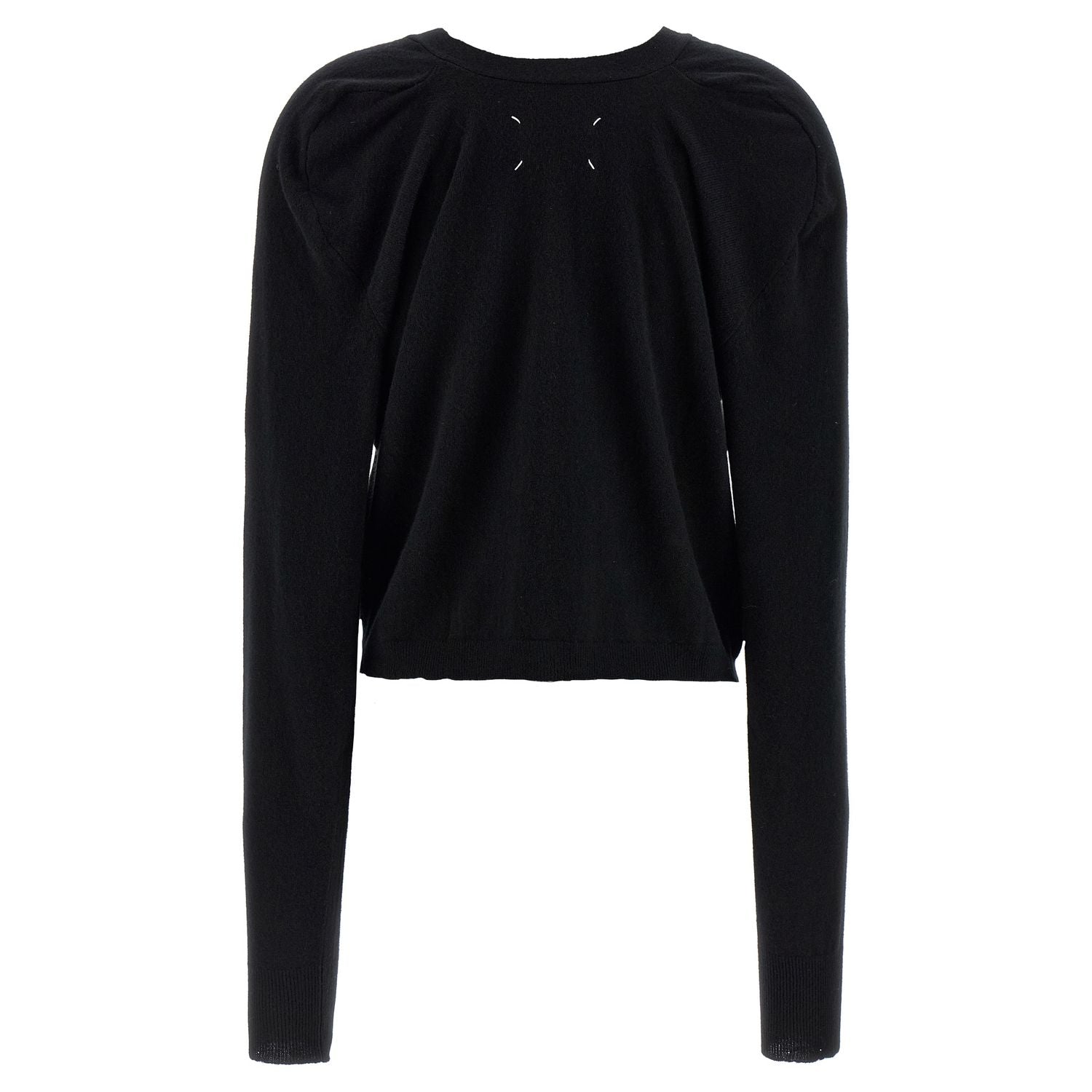 Maison Margiela Black Wool Cardigan