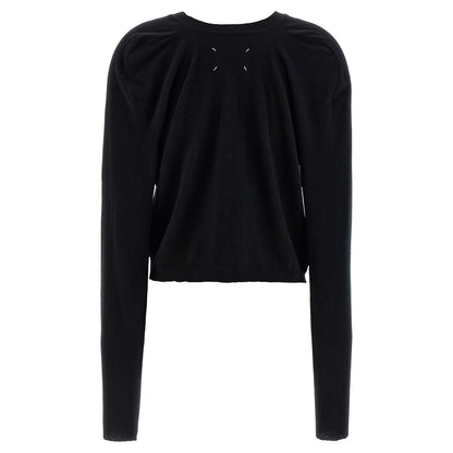 Maison Margiela Black Wool Cardigan