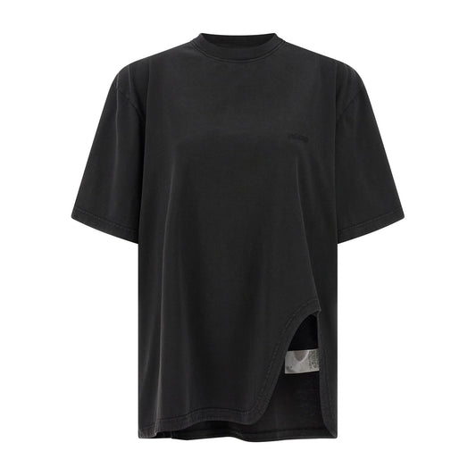 The Attico Black Cotton T-Shirt