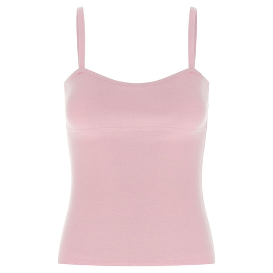 Max Mara Multicolor Virgin Wool Sleeveles T-Shirt