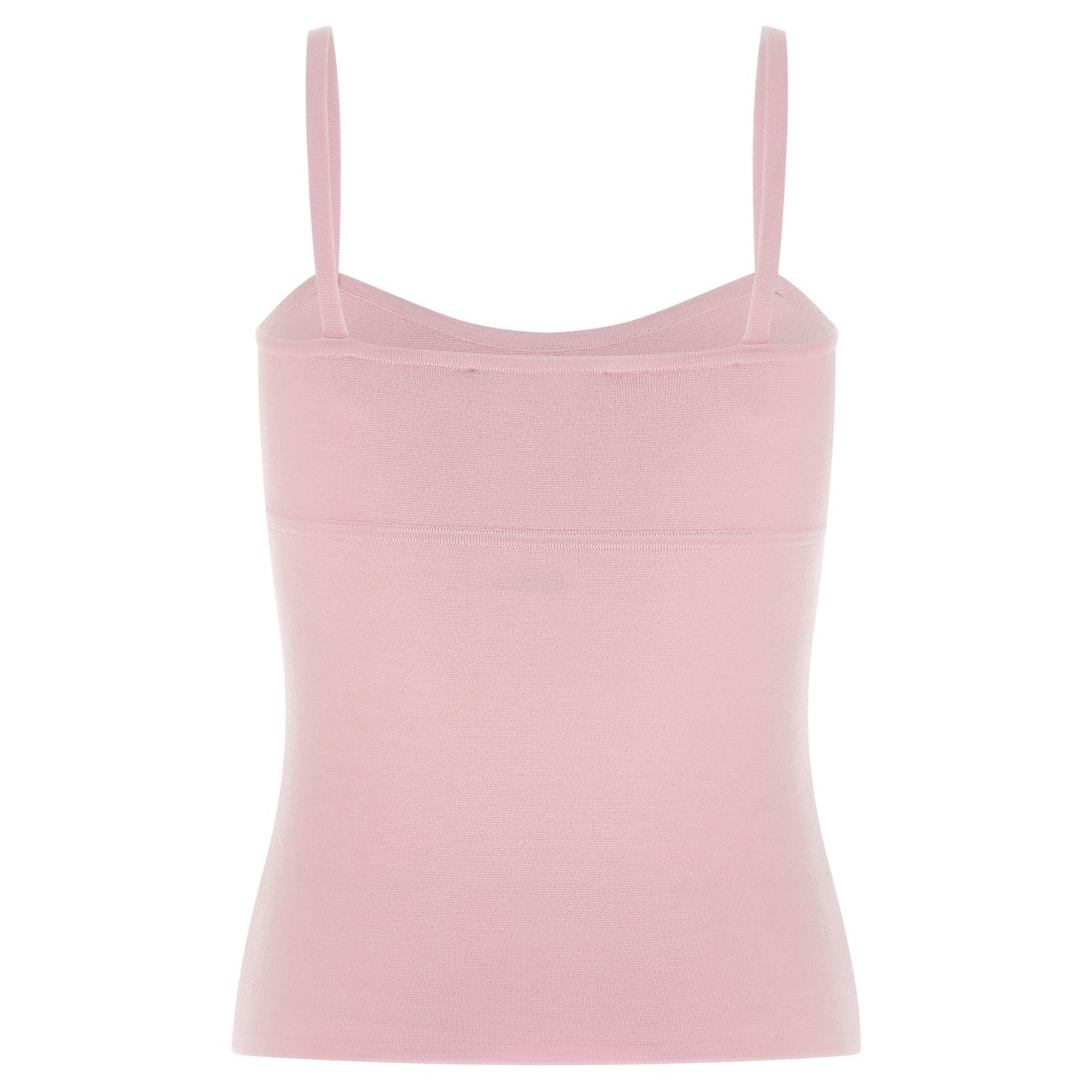 Max Mara Multicolor Virgin Wool Sleeveles T-Shirt