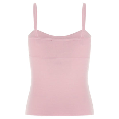 Max Mara Multicolor Virgin Wool Sleeveles T-Shirt