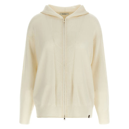 Max Mara White Cashmere Cardigan