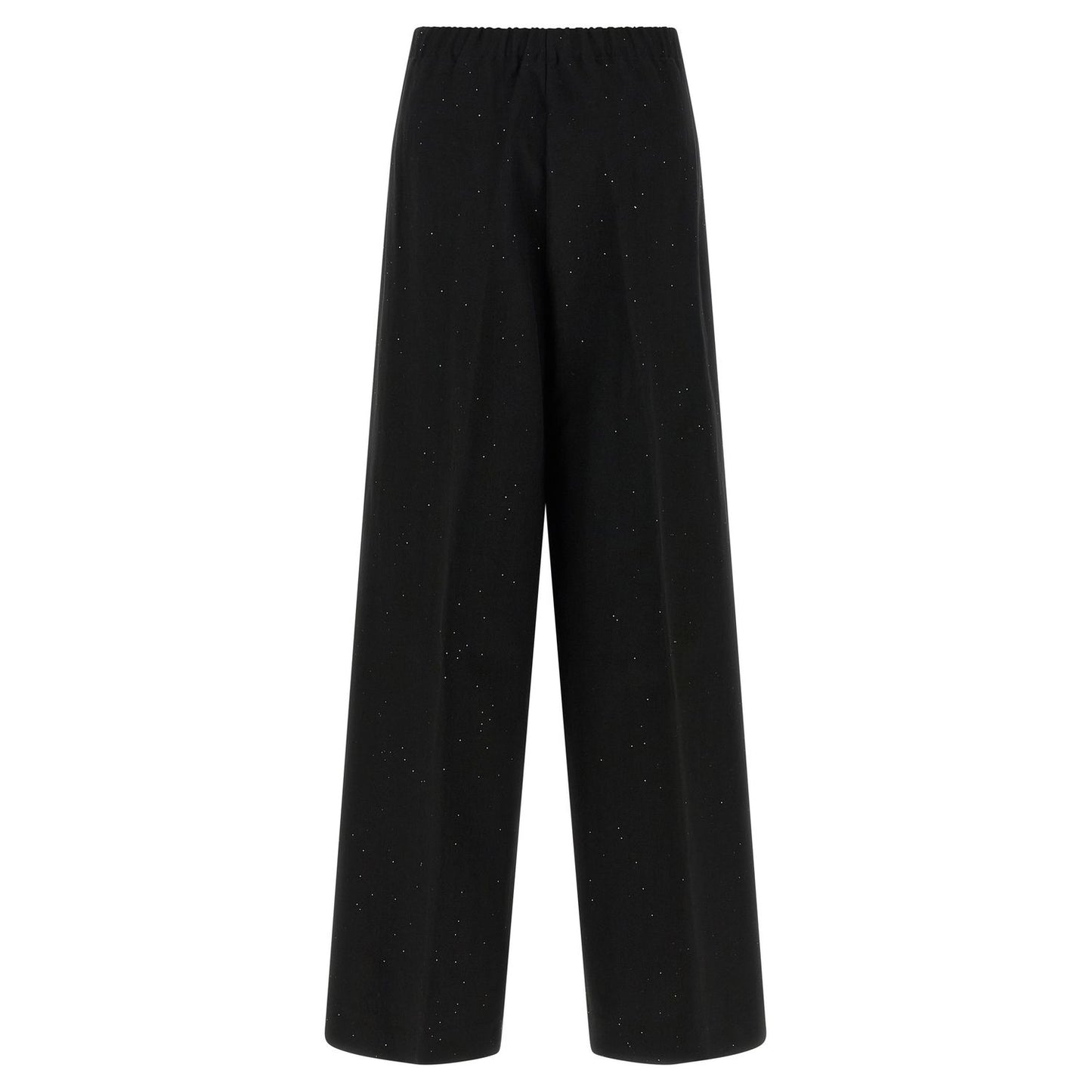 Herno Black Viscose Pants