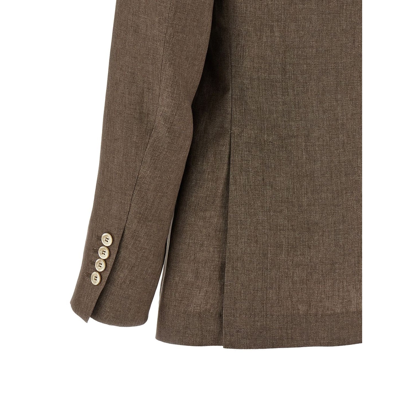 Brunello Cucinelli Brown Linen Blazer