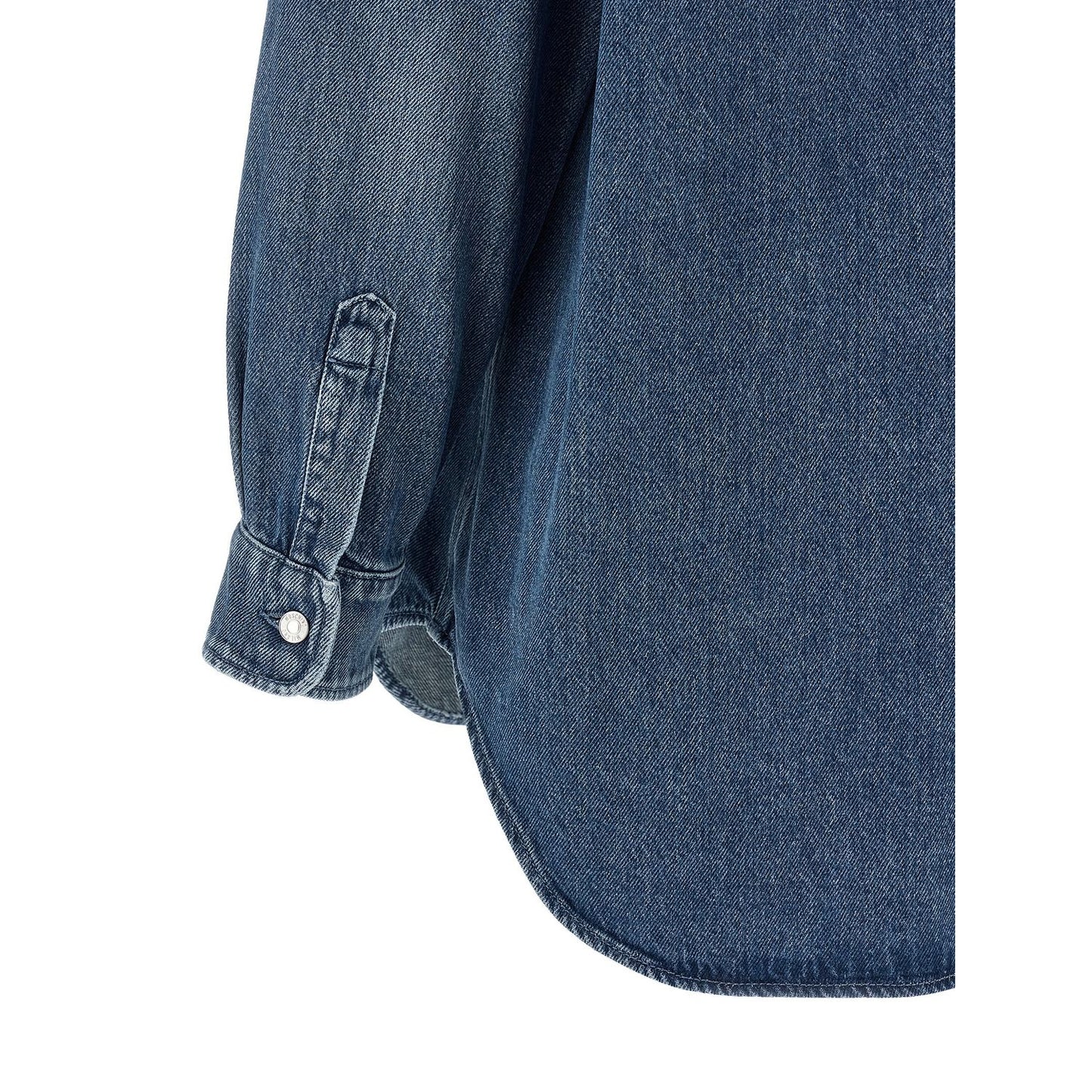 Moschino Blue Cotton Blouse