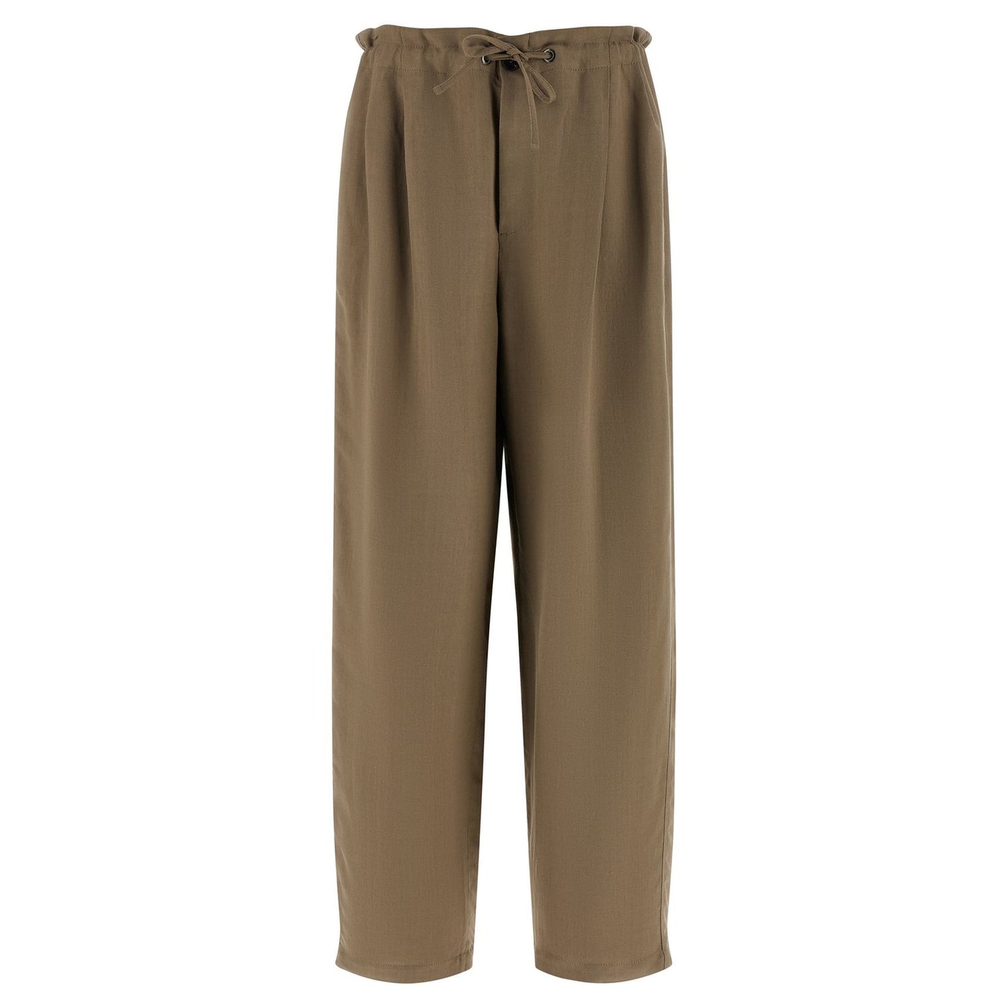 Brunello Cucinelli Beige Viscose Casual Pants