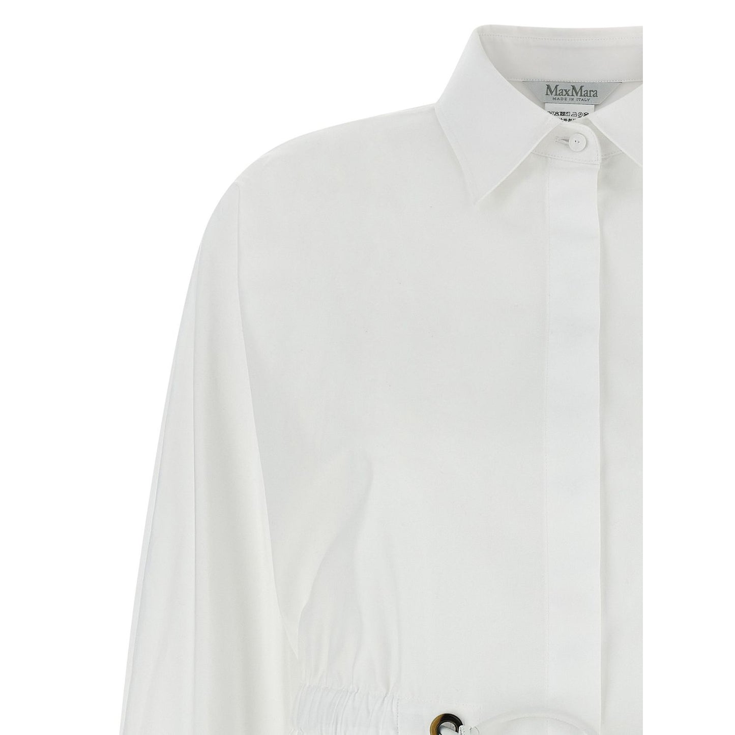 Max Mara White Cotton Blouse