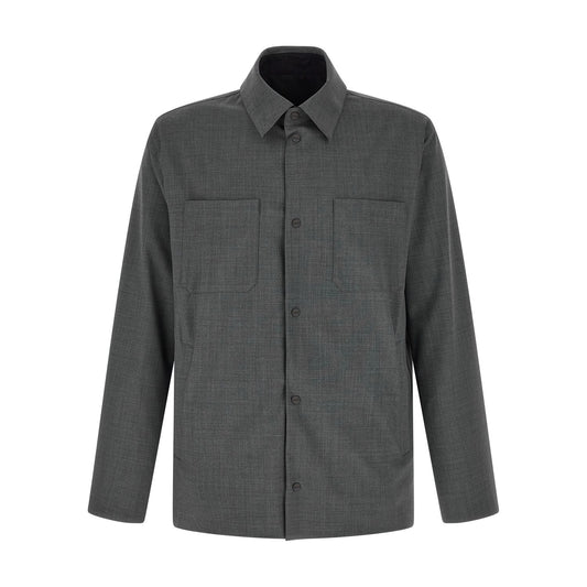 Herno Gray Polyester Full-Length Jacket