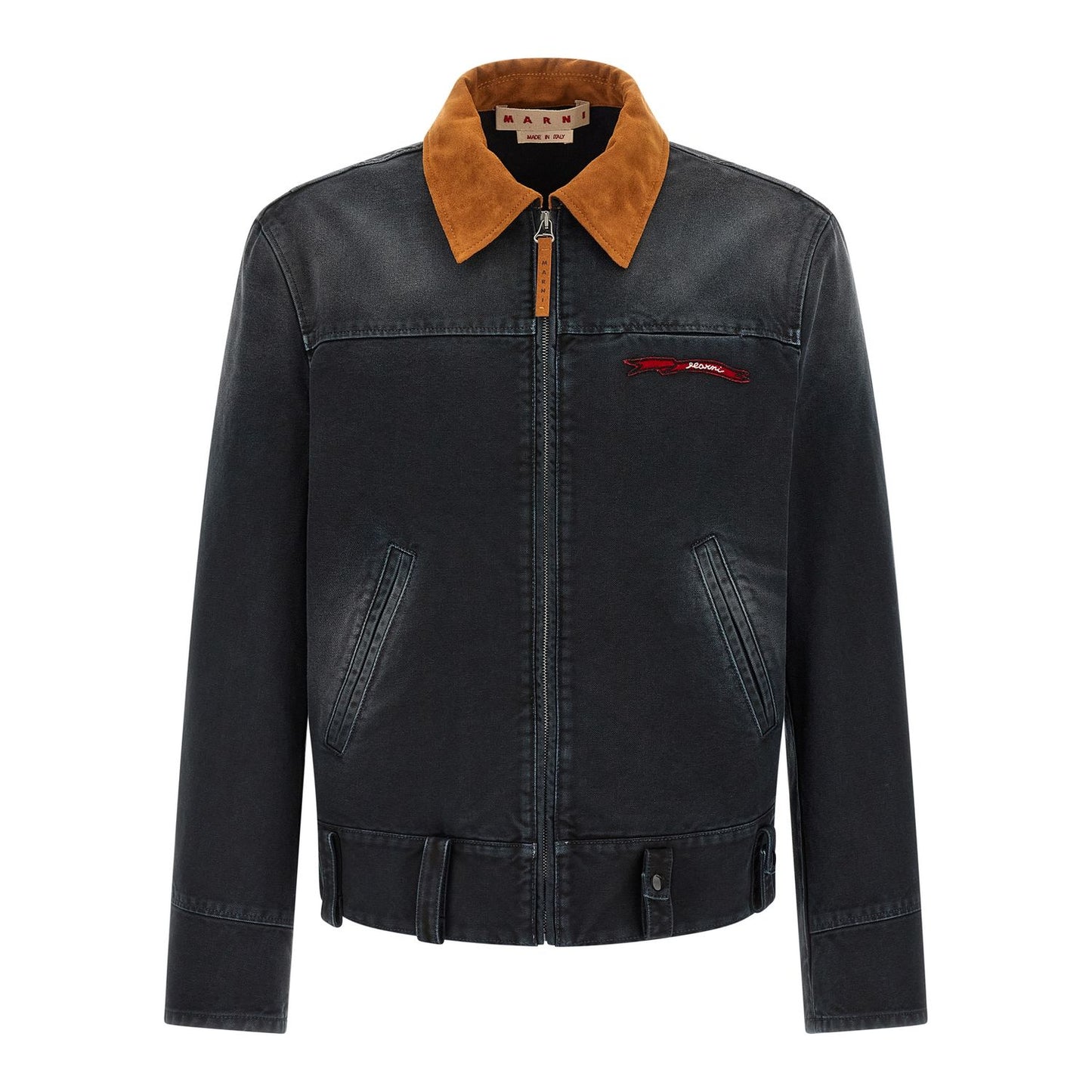 Marni Gray Cotton Denim Jacket