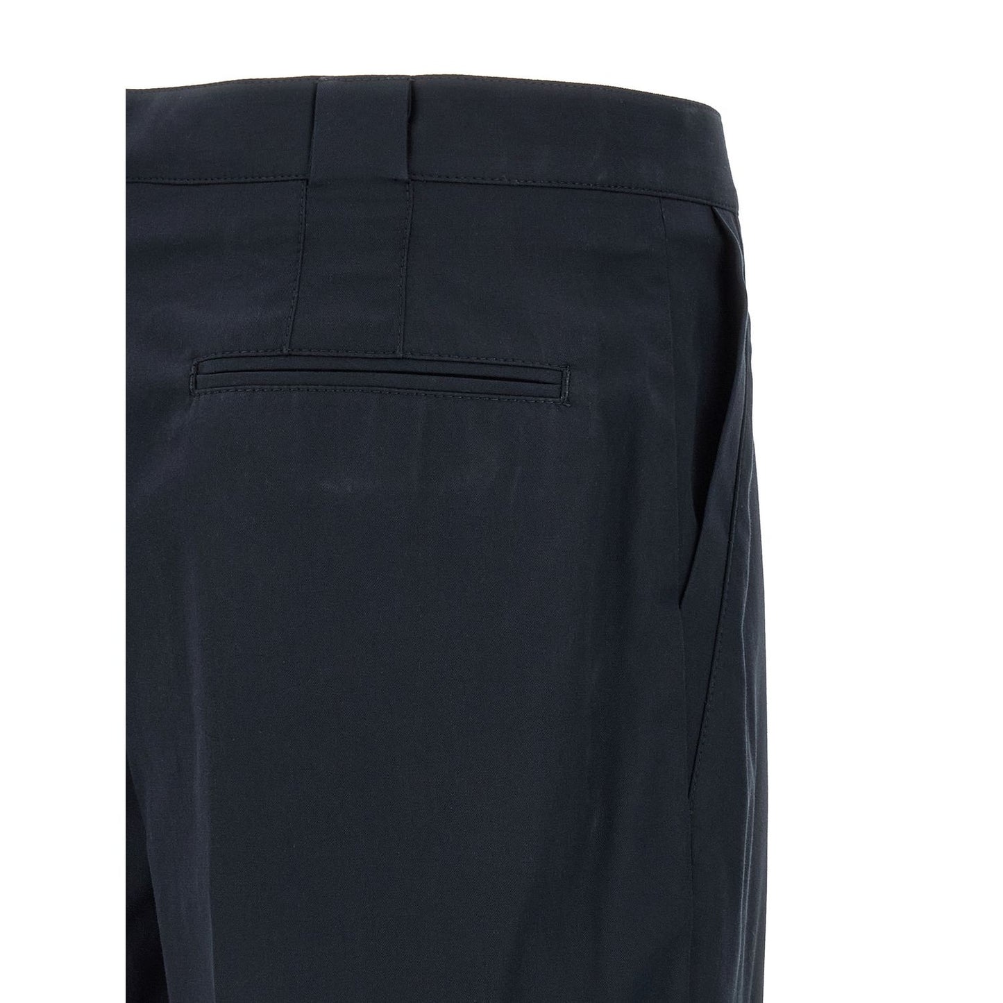 Brunello Cucinelli Blue Cotton Chino Pants