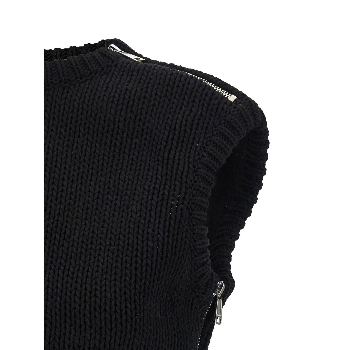 Max Mara Black Cotton Cardigan