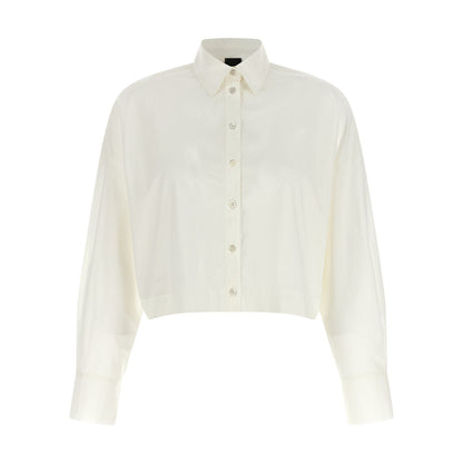 PINKO White Cotton Blouse