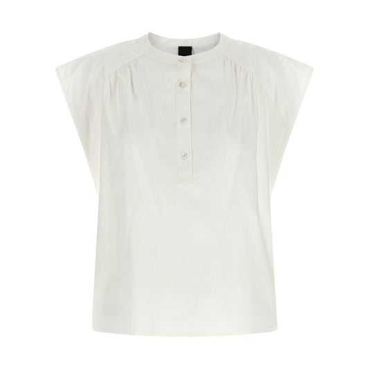 PINKO White Cotton Blouse