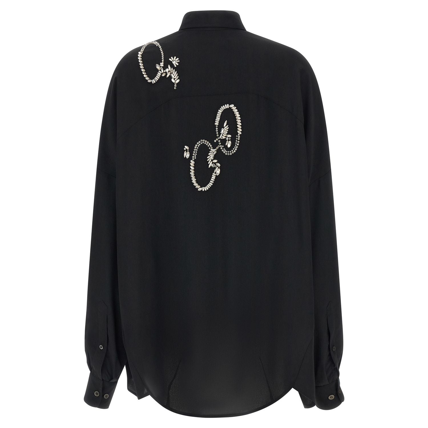 Dries Van Noten Black Polyester Blouse